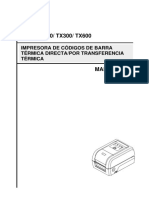 Tx200 User Manual Spanish