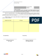 Form 4.1 CM Change Request