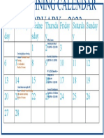 HR Training Calendar February - 2023