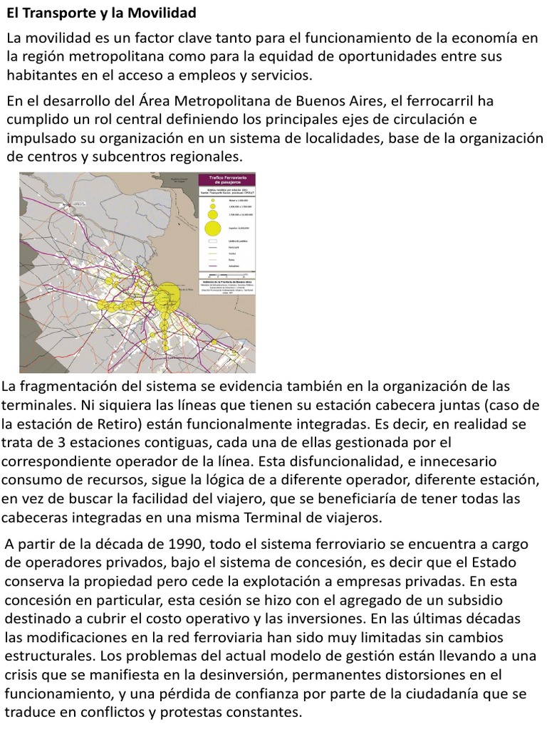 Mapa de Transporte en CABA y La Plata | PDF | Transporte | Buenos Aires