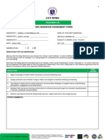 Cot Observation Sheet