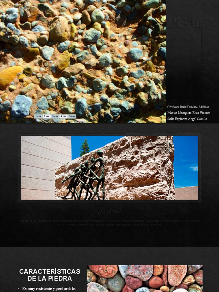 La piedra: características, tipos y usos en construcción | PDF ...