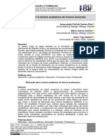 Motivación Por La Lectura Académica de Futuros Docentes: Educação & Formação