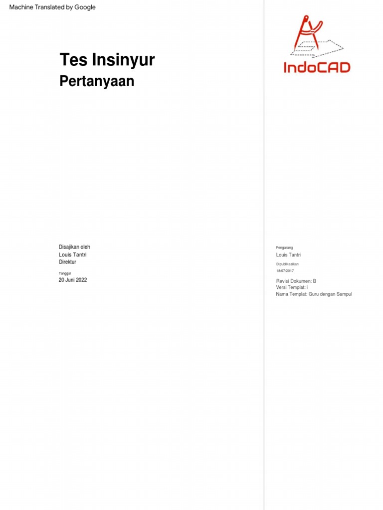 Interview Test Version 2 Pdf