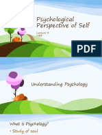 UTS Lecture 3 Psychological Perspective of Self