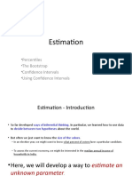 Estimation