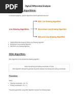 3 - DDA Algorithm