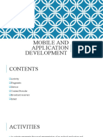 Mobile App Dev Guide: Activities, Fragments, Services & More