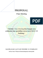 PROPOSAL Class Meeting 2022