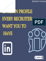 LinkedIn Profile Every Recruiter Want You To Have