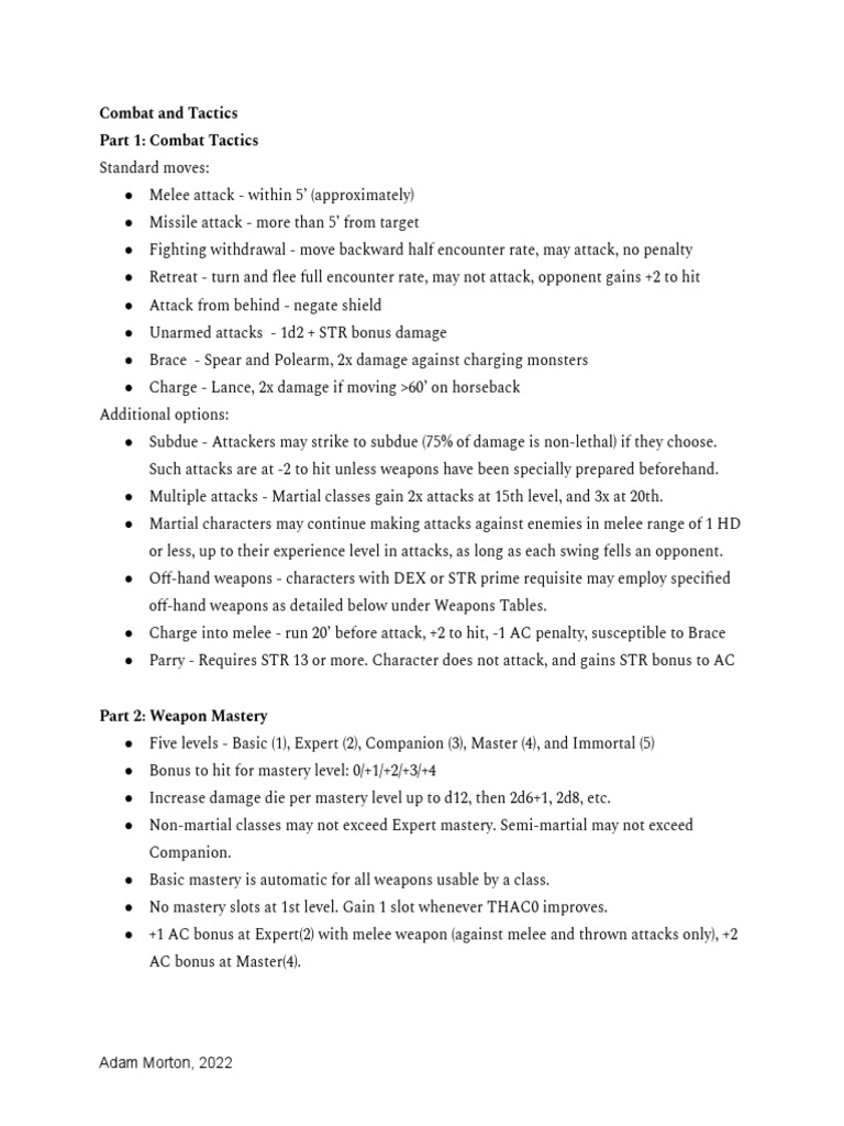 Combat And Tactics Pdf Armour Shield