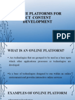 ICT Online Platforms