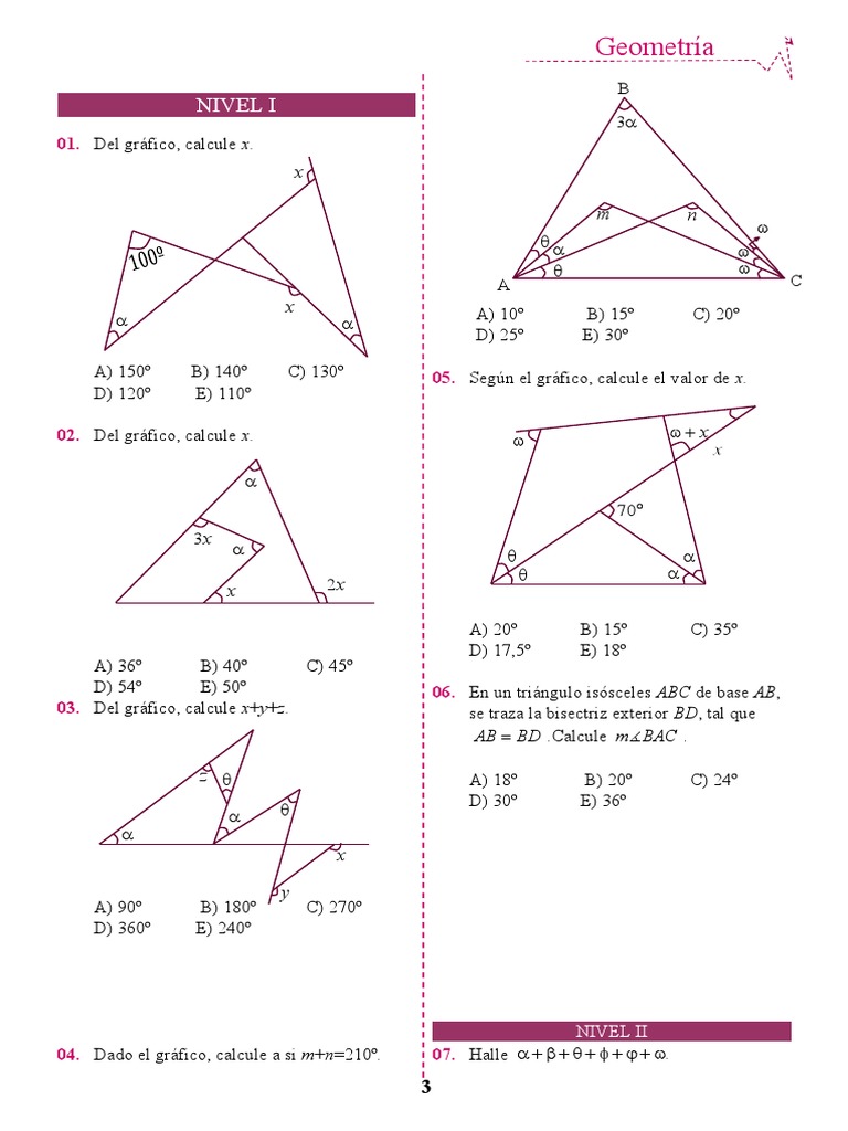 Propiedad del Excentro en Geometría | PDF | Triángulo | Teoría de los ...