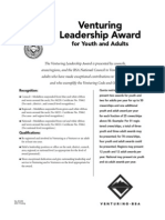 Venturing Leadership Award