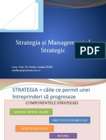 Strategia Si Managementul Strategic