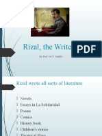Rizal The Writer