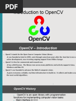 Open CVIntro