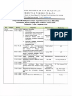 Jadwal PKKMB 6-8 Agustus 2020
