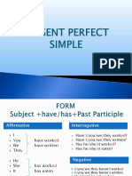 Present Perfect Presentation