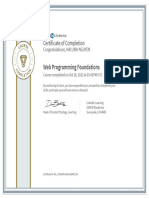 CertificateOfCompletion - Web Programming Foundations
