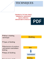 Blotting Technique