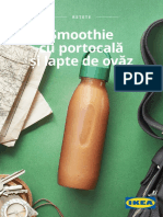 Smoothie Cu Portocală Și Lapte de Ovăz