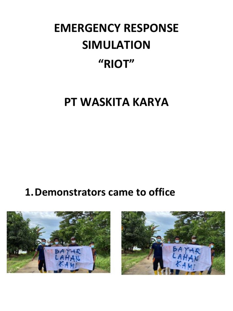 Emergency Response Simulation - Riot  PDF