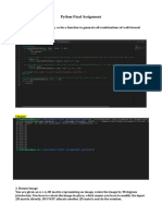 Python Final Assignment: Generate Parentheses, Rotate Image, Minimum Path Sum & Count Primes