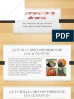 Descomposición de Alimentos