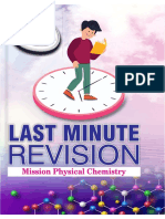 IMP Last Minute Revision Formulae Physical Chemistry