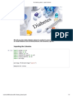 ML Implementation Diabetes Dataset