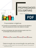 Soluções - Propriedades Coligativas