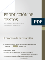 16.1 Producción de Textos