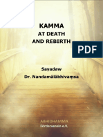 Kamma at Death and Rebirth