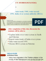 SWH-10 (2hrs) - Indus Water Treaty, Water Accord 1991, Indus River System Authority (IRSA)