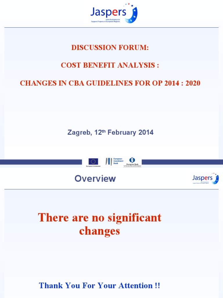 CBA PresentationFeb 14 PDF CostBenefit Analysis Discounting