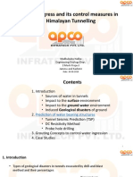 Heavy Water Ingress and Its Control Measures in Himalayan Tunnelling BY MB NAKKA