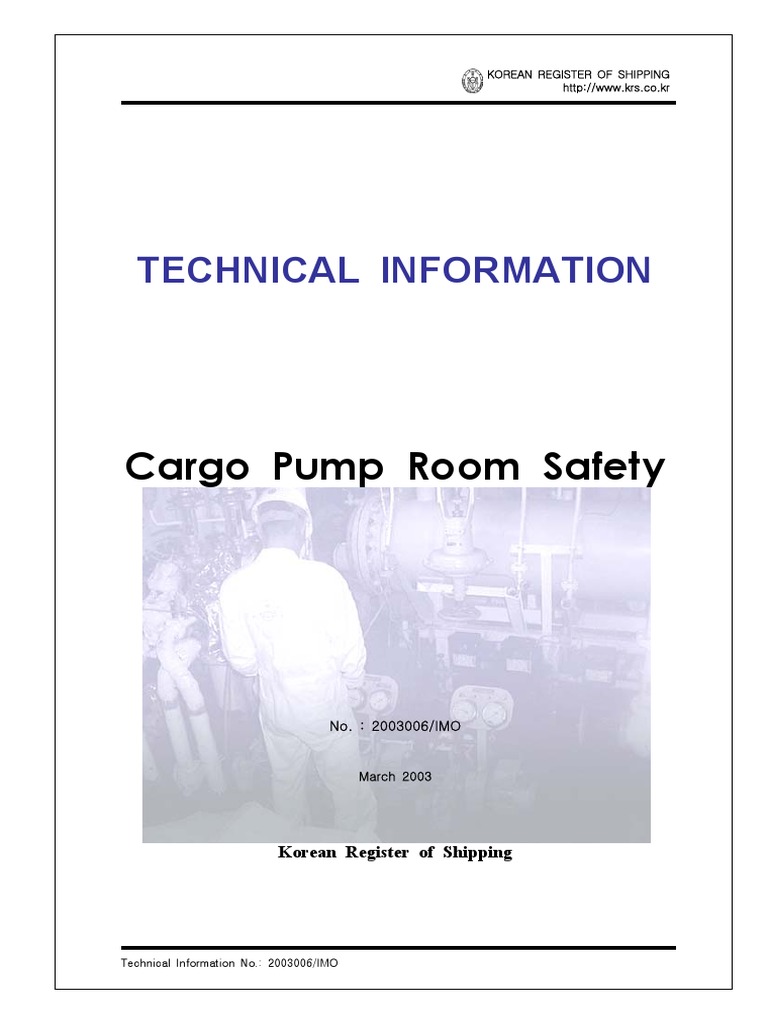Cargo Pump Room Safety PDF
