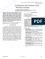 Road Accident Prediction and Analysis Using Machine Learning