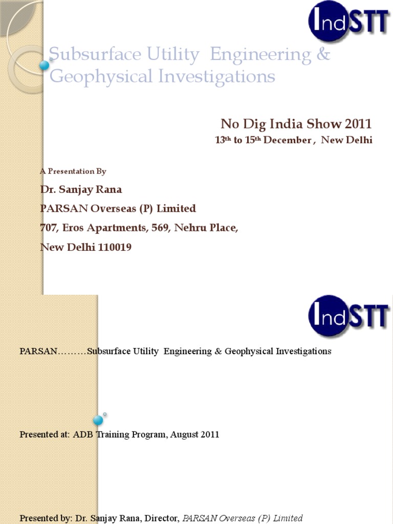 Subsurface Utility Engineering Insights | PDF | Reflection Seismology ...