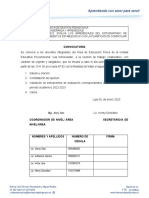 Documentos para Validar Evaluaciones Quimestrales. 2023.