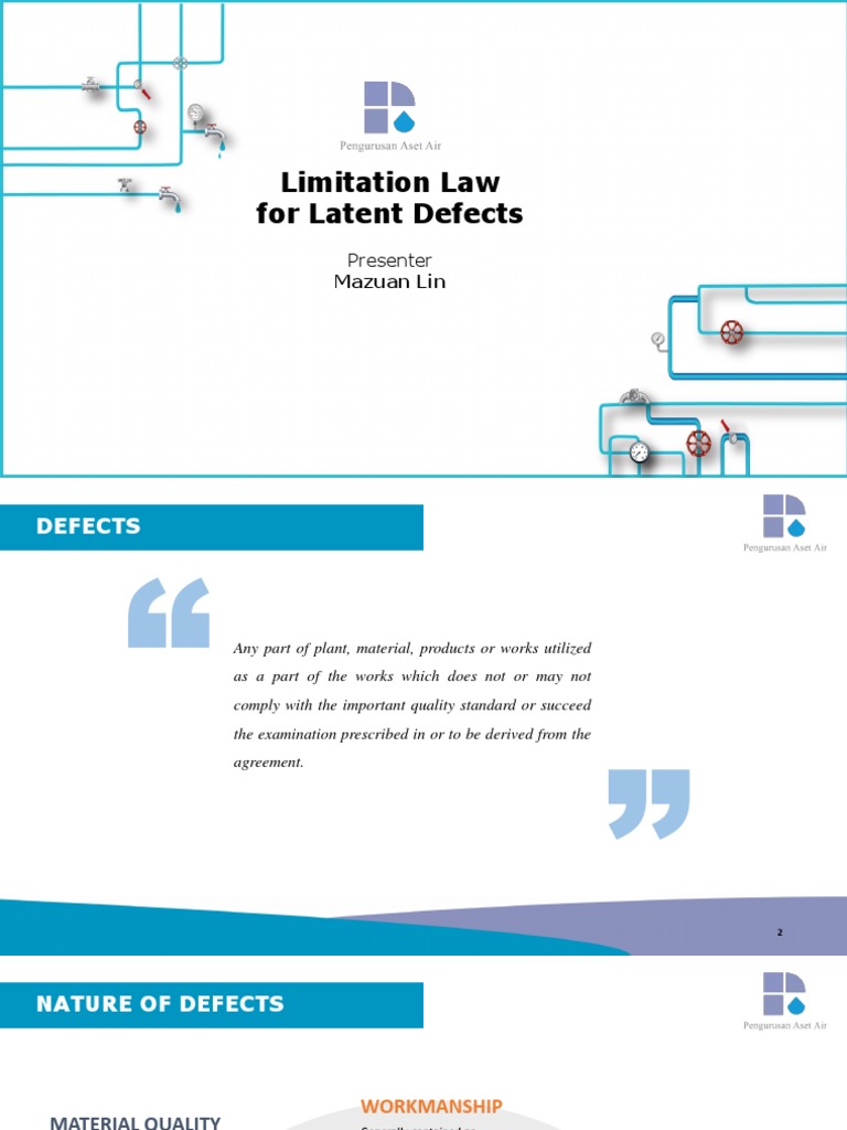 Latent Defects Limitation Period in Malaysia | PDF | Statute Of ...