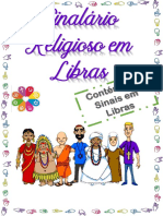 Sinalário em cartas de Sinais Congregação Cristã do Brasil em Libras