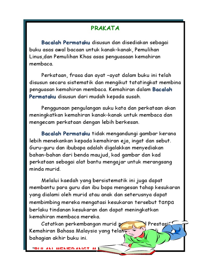 Prakata Bacalah Permataku | PDF | Karier & Perkembangan