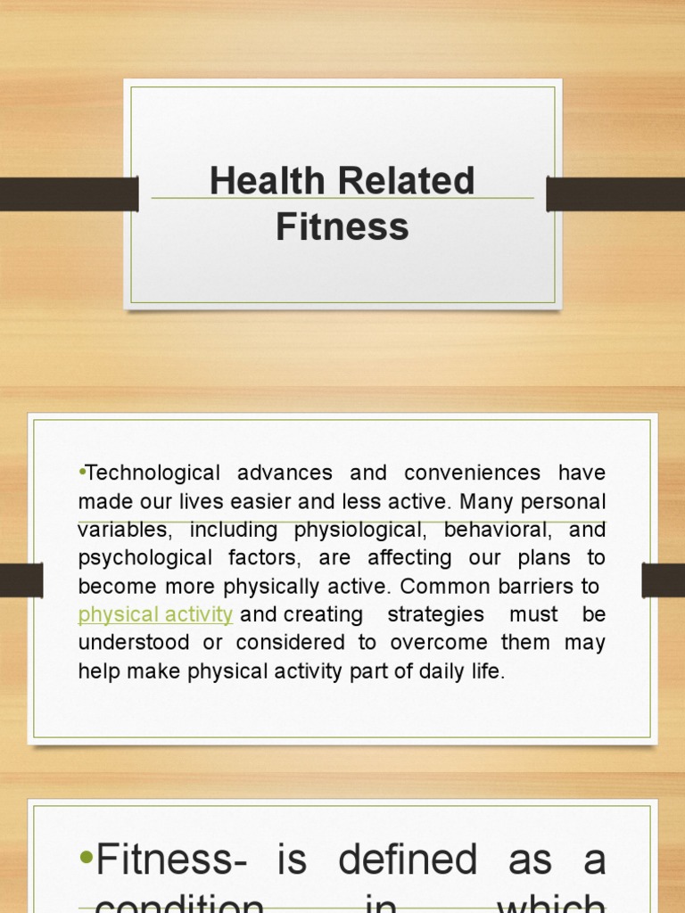 Health Related Fitness PPT WEEK 3 4 | PDF | Obesity | Physical Fitness