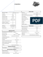 Three-phase squirrel-cage motor datasheet