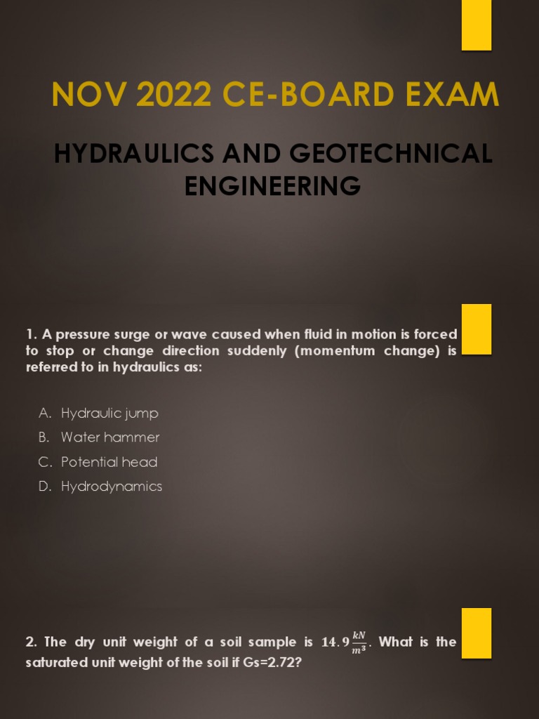 Hydraulics and Geotechnical Engineering Nov 2022 Download Free PDF
