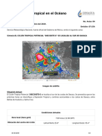 Aviso de Ciclón Tropical en El Océano Pacífico - 3420
