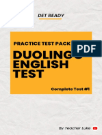 Duolingo Test 1