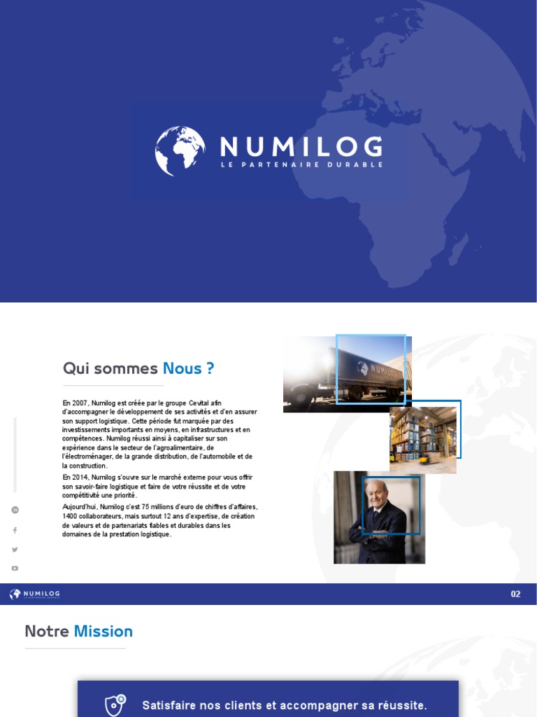 Numilog Présentation 2020 | PDF | Logistique | Transport